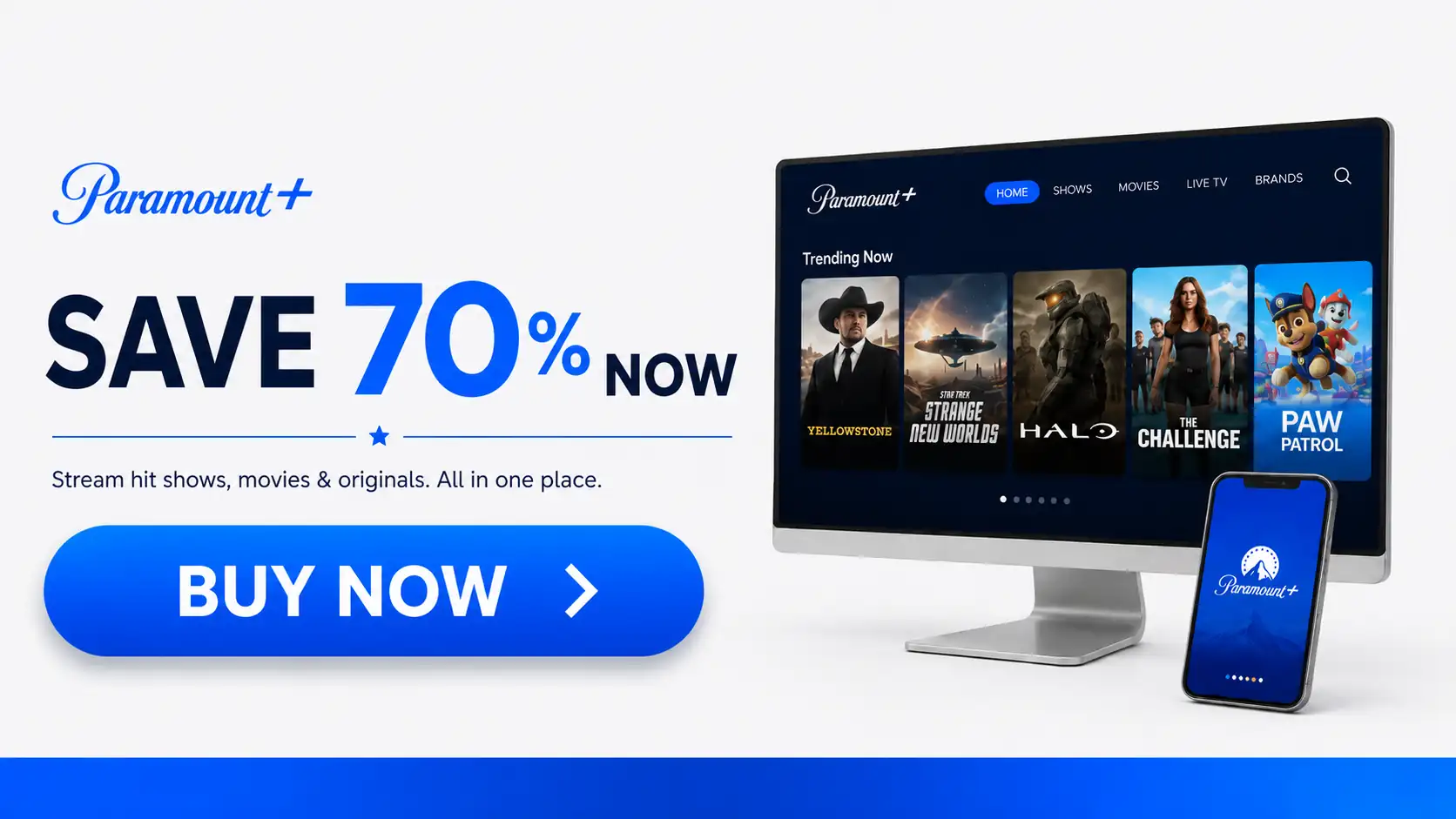 paramount plus student discount