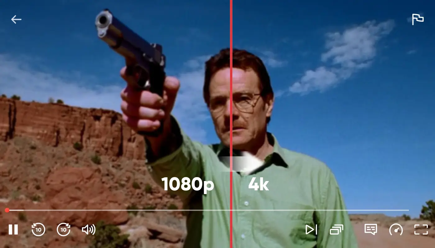 Comparación de la calidad de la imagen