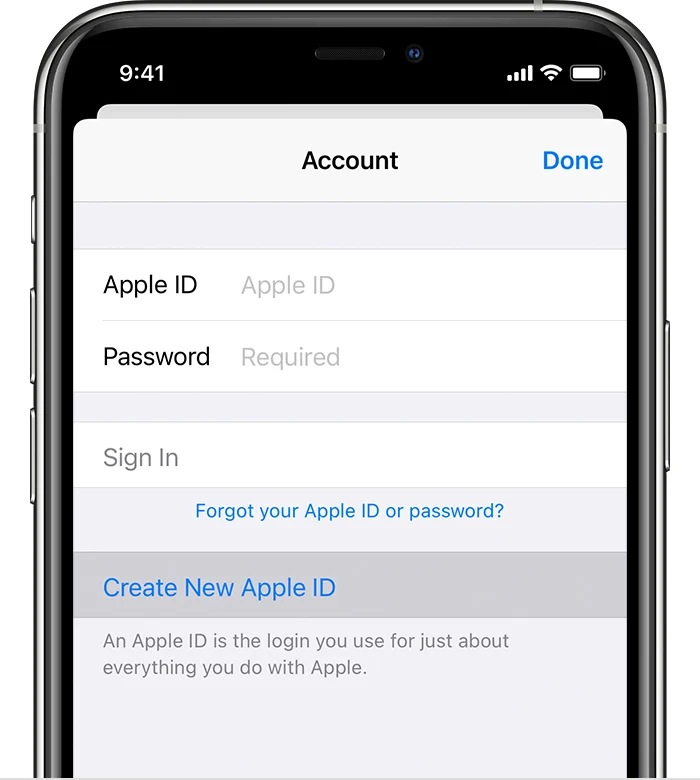 How to create a Apple ID