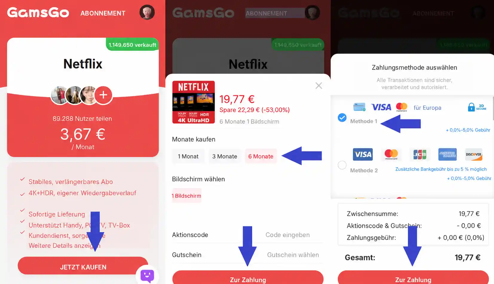netflix abonnement