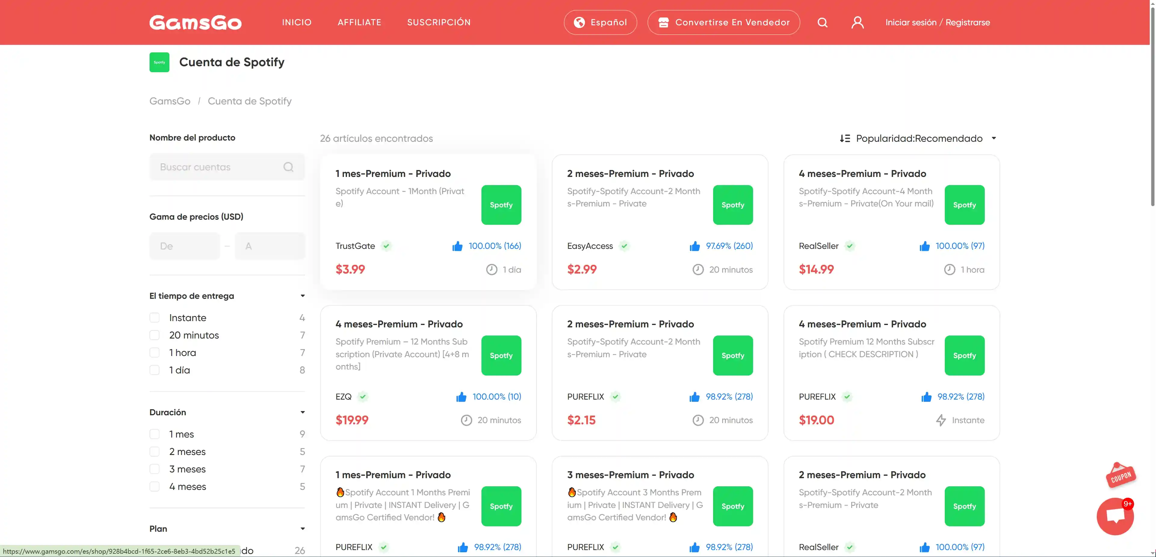 compartir cuenta spotify