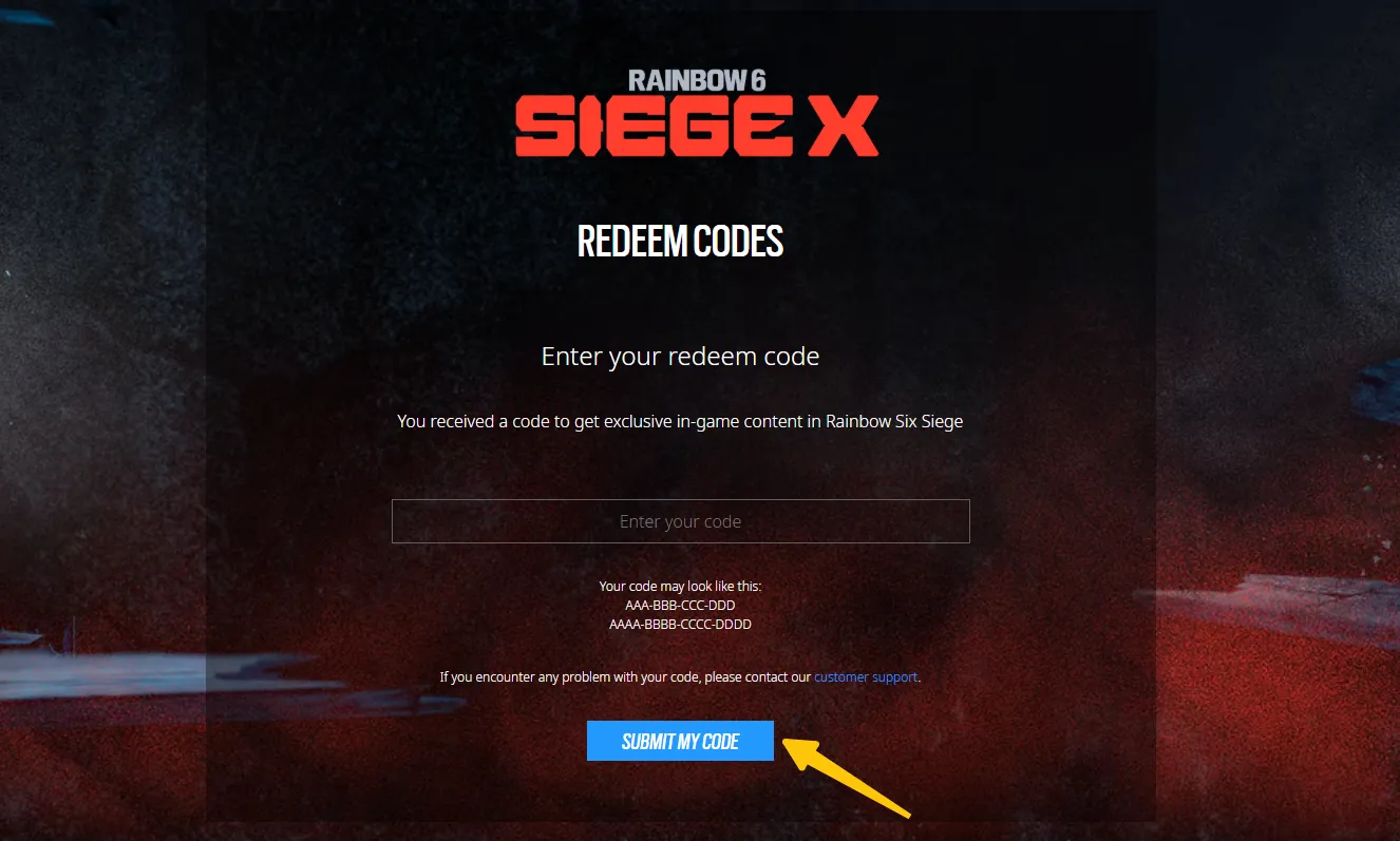 How to redeem R6 codes