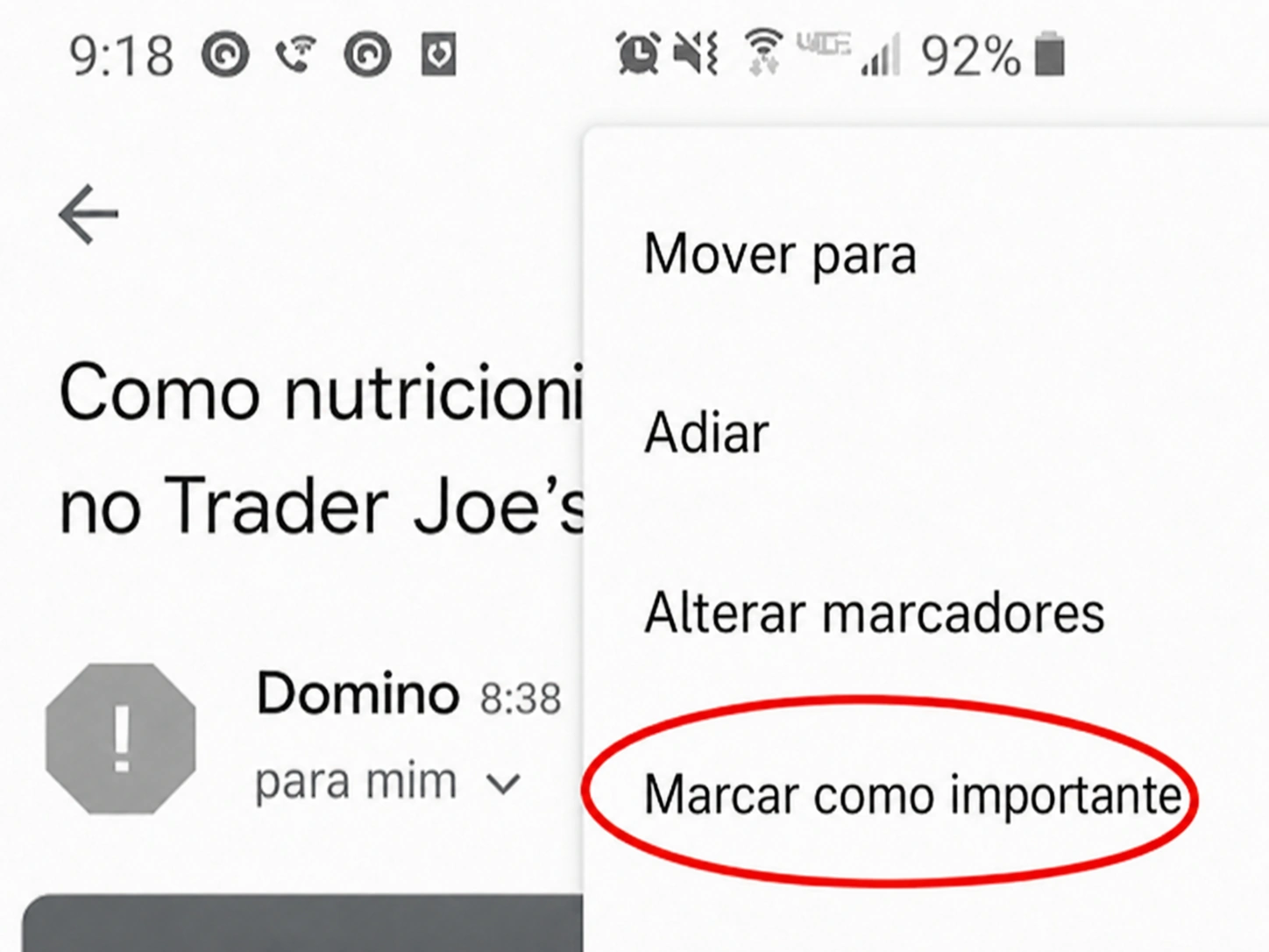 como colocar um e-mail na lista de permissões no Gmail