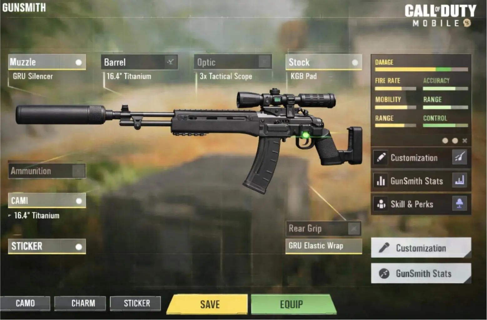 Meilleur équipement Type 63 dans COD Mobile