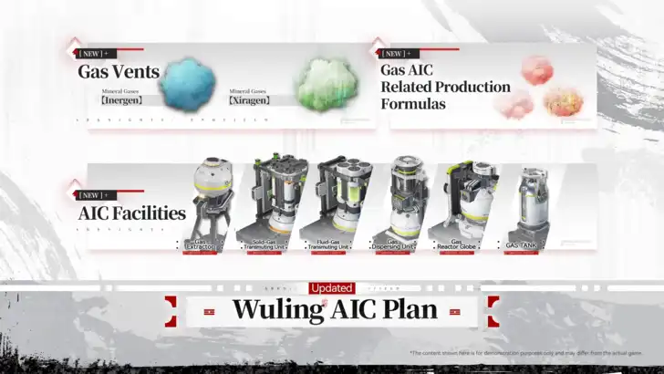 Arknights Endfield 1.4 new Gas products and facilities AIC update