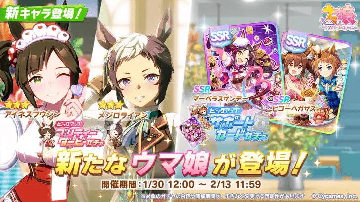 Valentine Ines Fujin and Valentine Mejiro Ryan banner