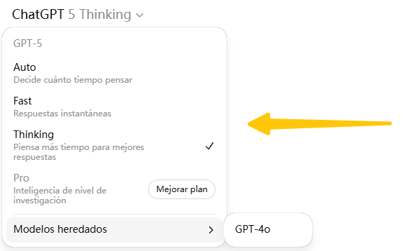 modelos que pueden usar los usuarios de chatgpt plus