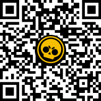 Código QR de Brawl Stars para Reacción Calavera