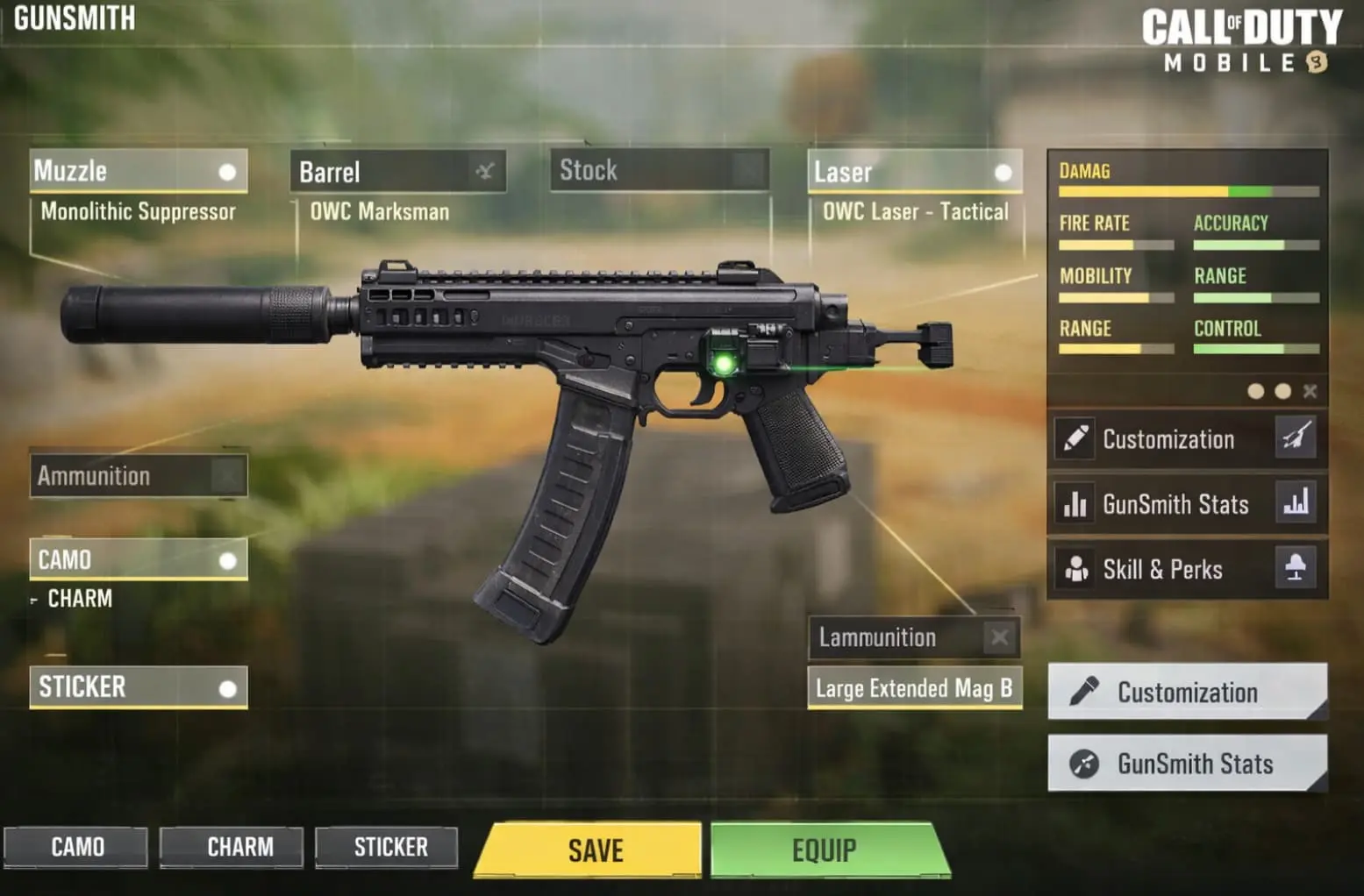 Meilleur équipement USS9 dans COD Mobile