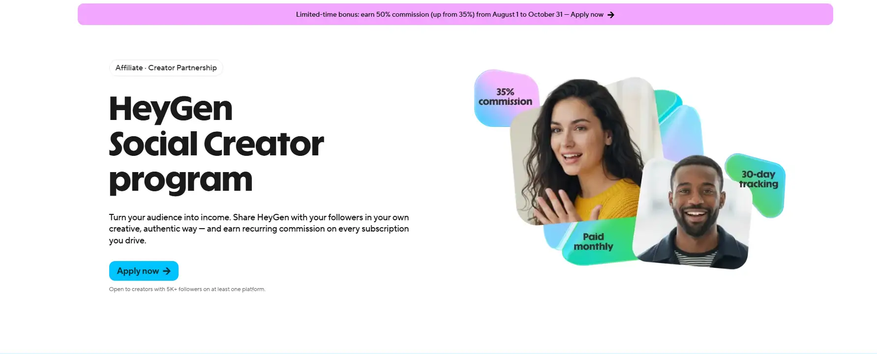 HeyGen Social Creator Program