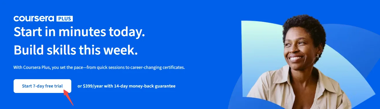 Coursera Plus 7 day free trial