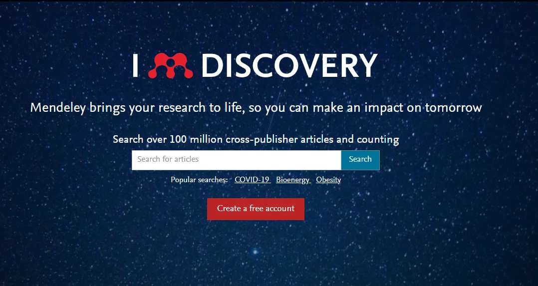 mendeley ai reference and literature management tool