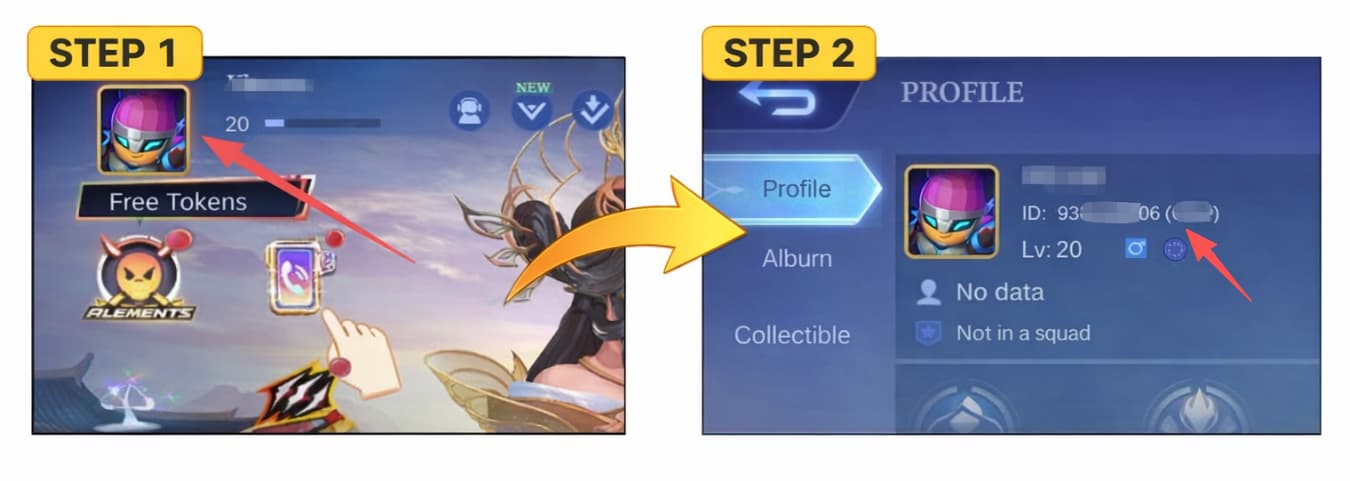 Redeem MLBB Codes step 3