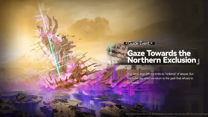 Gaze Towards the Northern Exclusion event