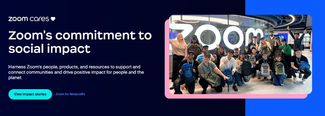 Zoom Pro nonprofit discount through Zoom Cares