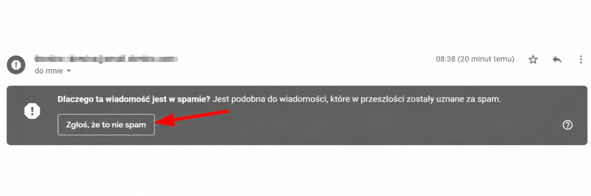dodaj e-mail do białej listy w Gmailu