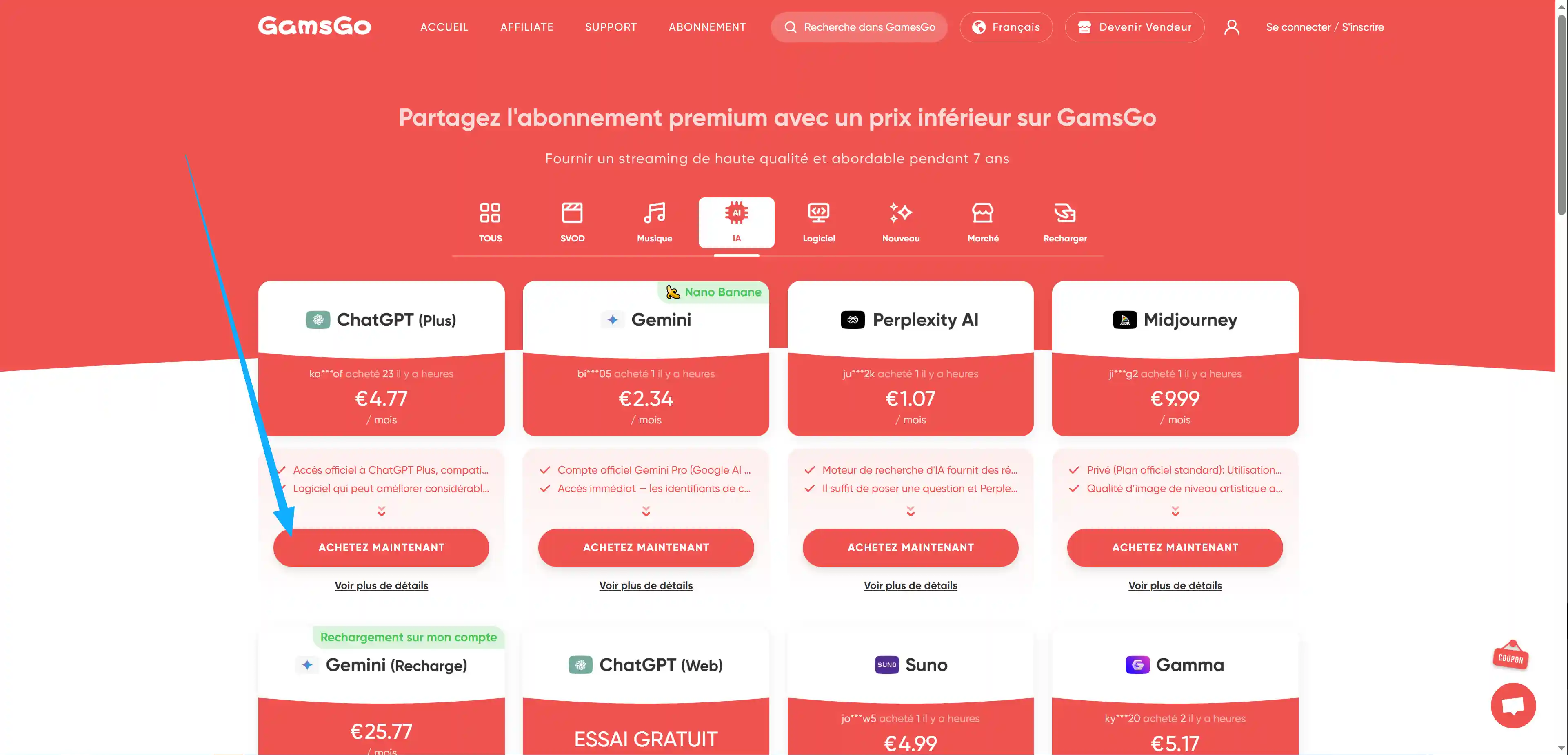 Utiliser ChatGPT à bas prix