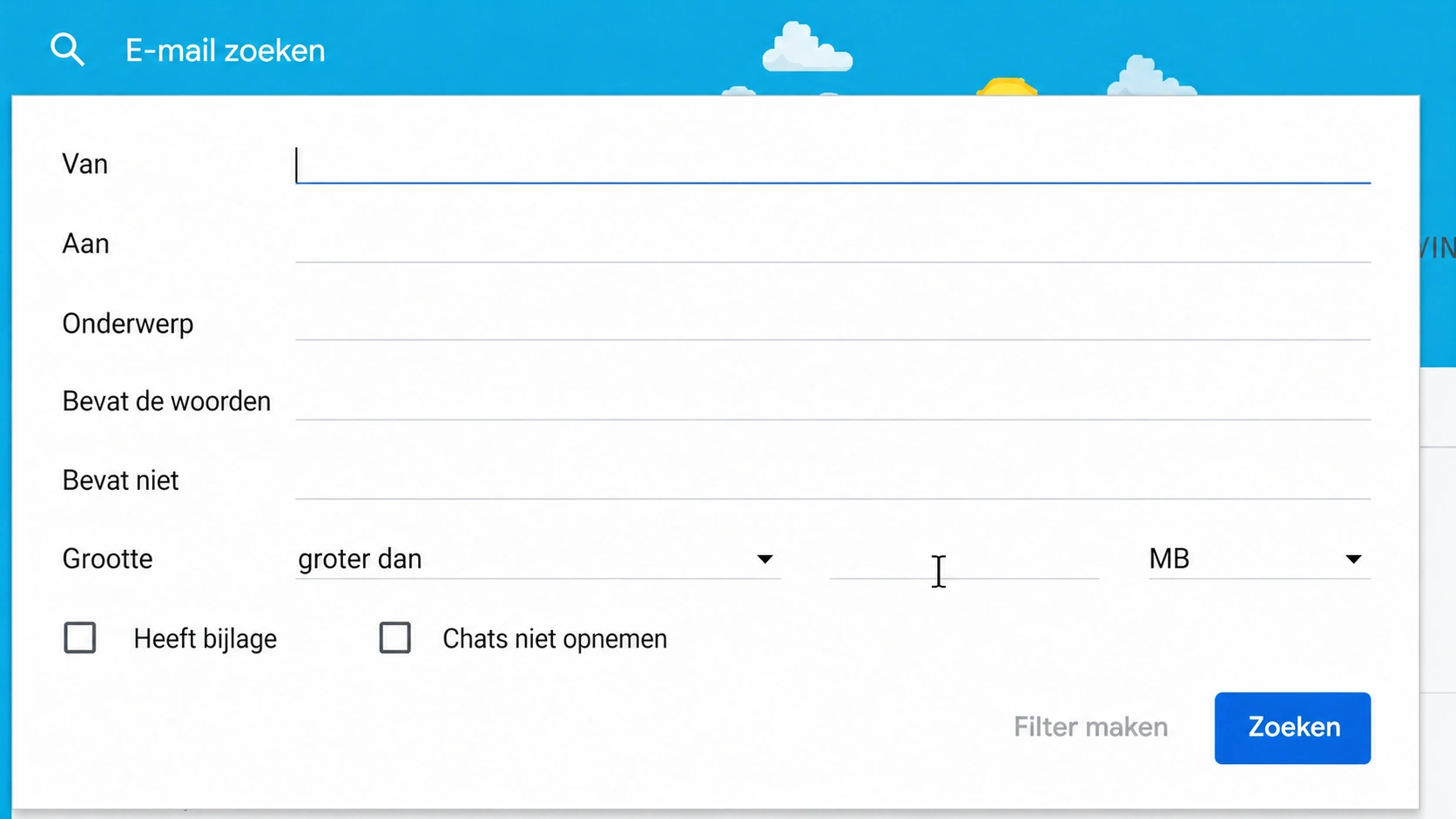 Gmail-e-mails whitelisten