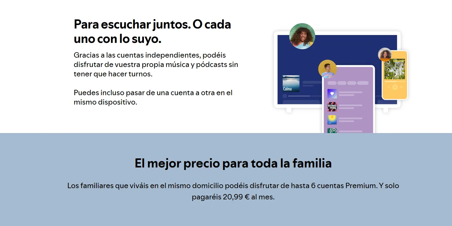 Compartir Plan Familiar de Spotify