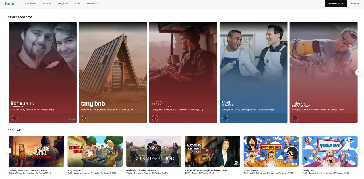 Hulu is the best streaming platform for American TV Shows