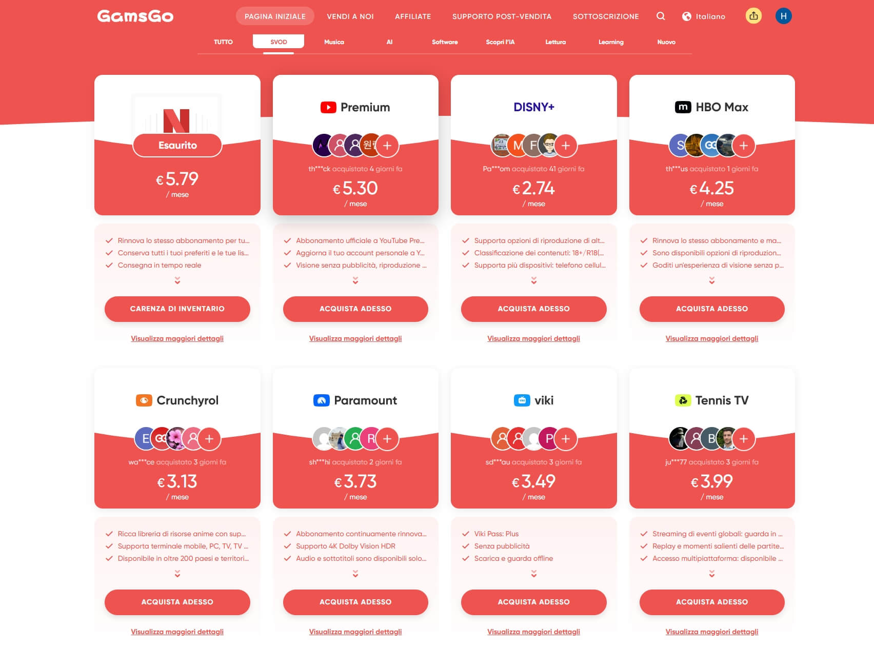 netflix account condiviso