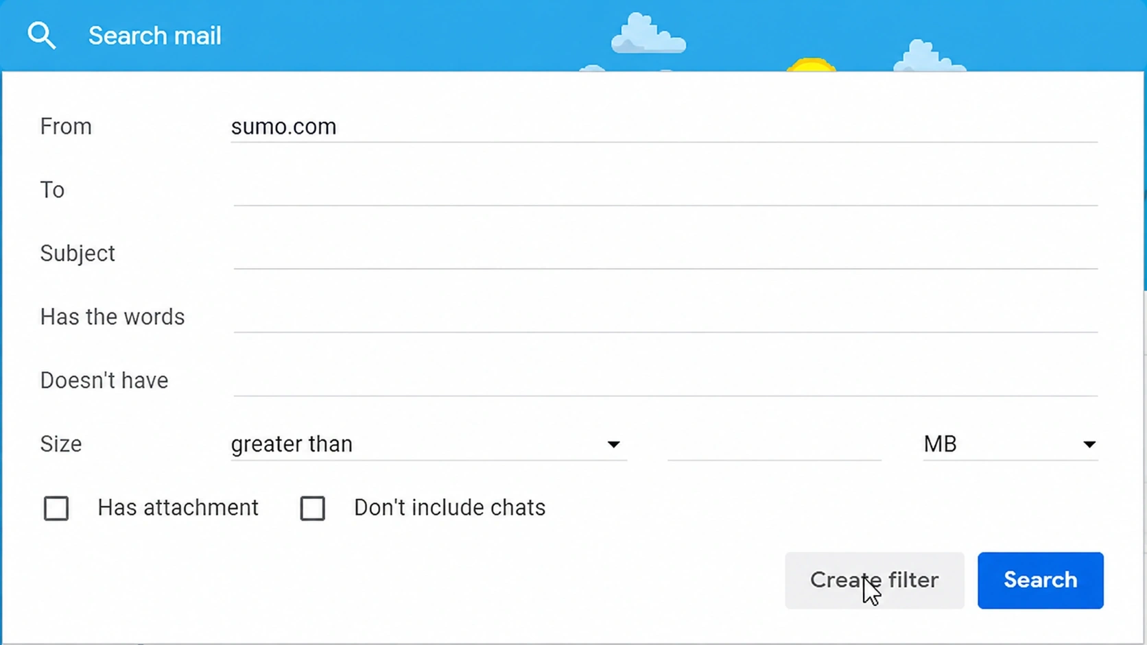 whitelist an emails on your gmail