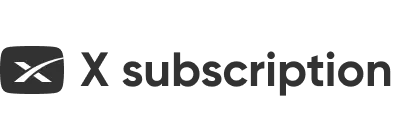 X subscription