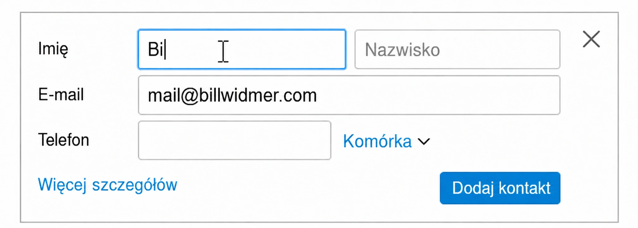 jak dodać e-mail do białej listy w AOL