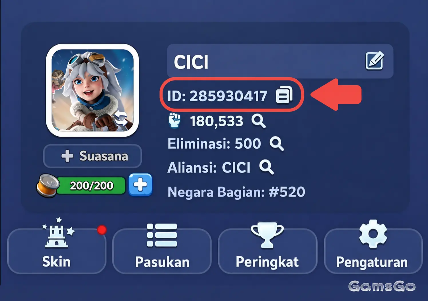 Temukan ID Pemain di Whiteout Survival di iOS untuk penukaran kode