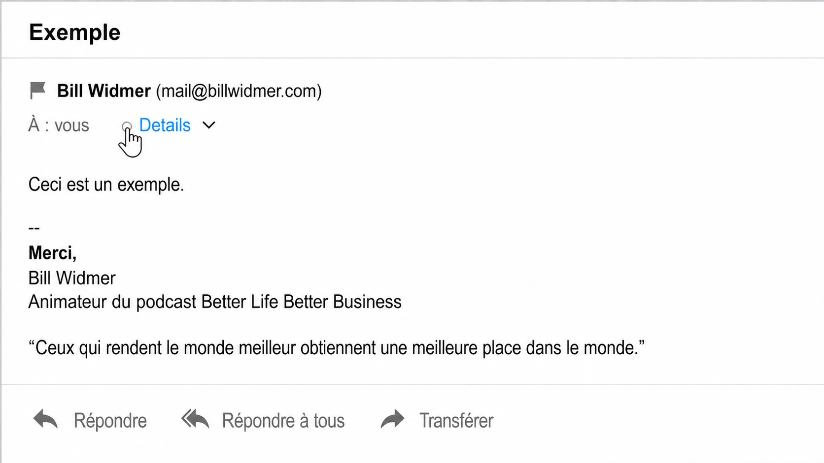 comment ajouter un e-mail à la liste blanche sur AOL