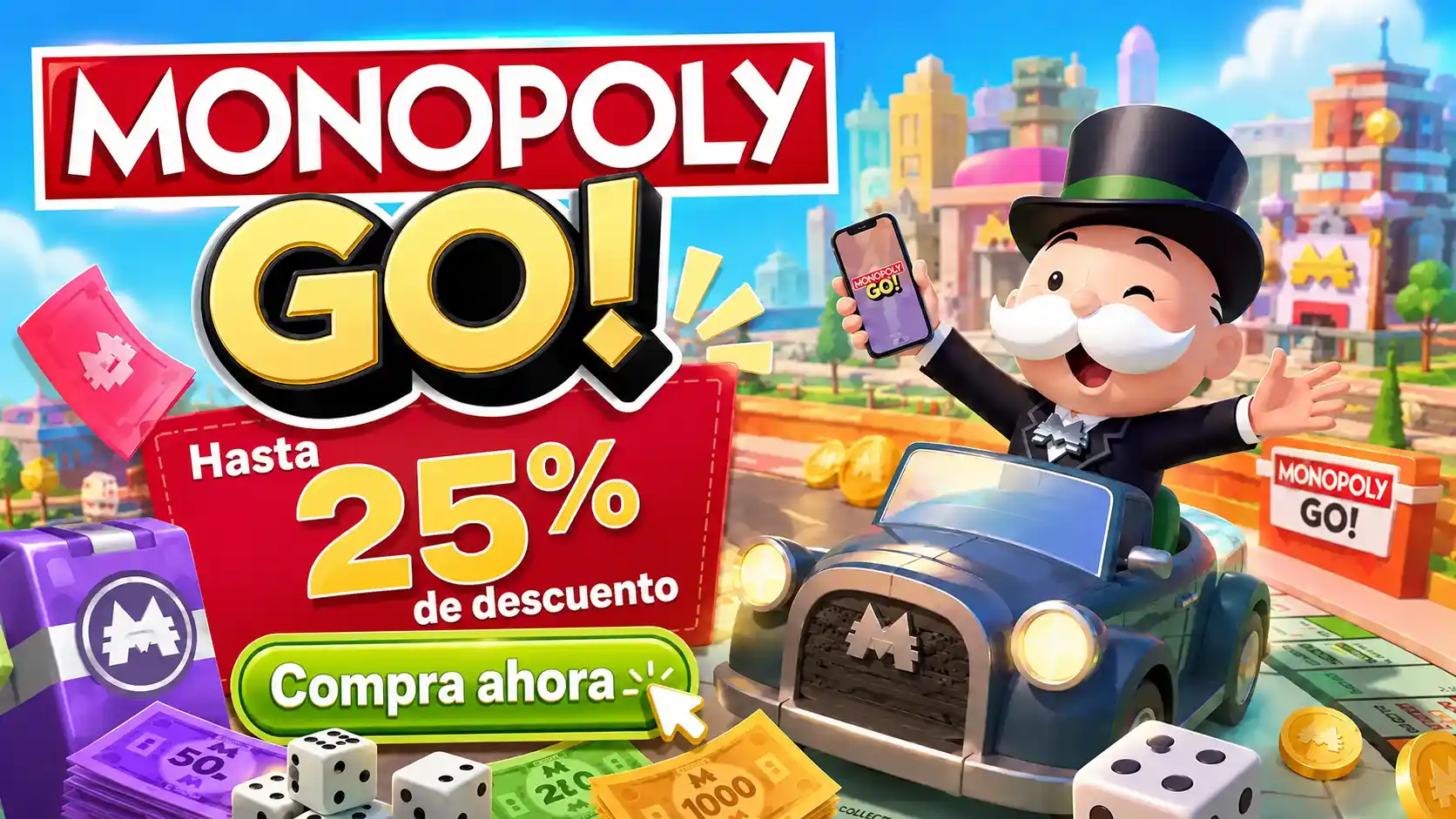Recarga de Monopoly GO