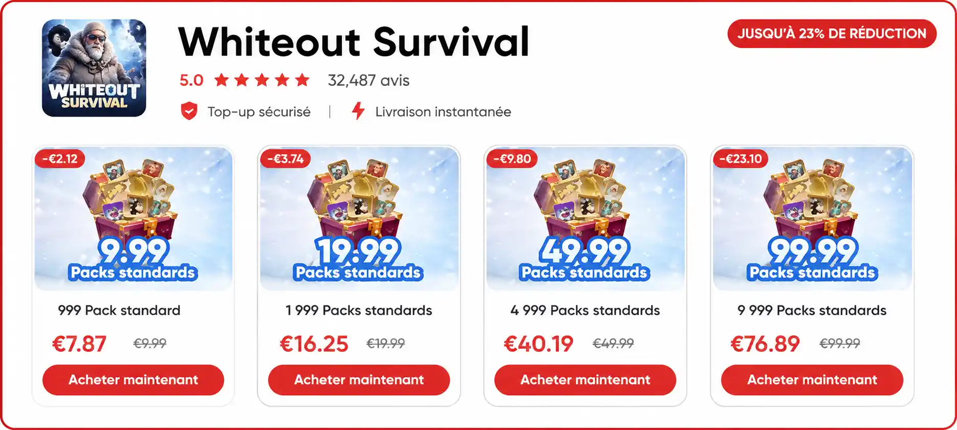 code cadeau whiteout survival