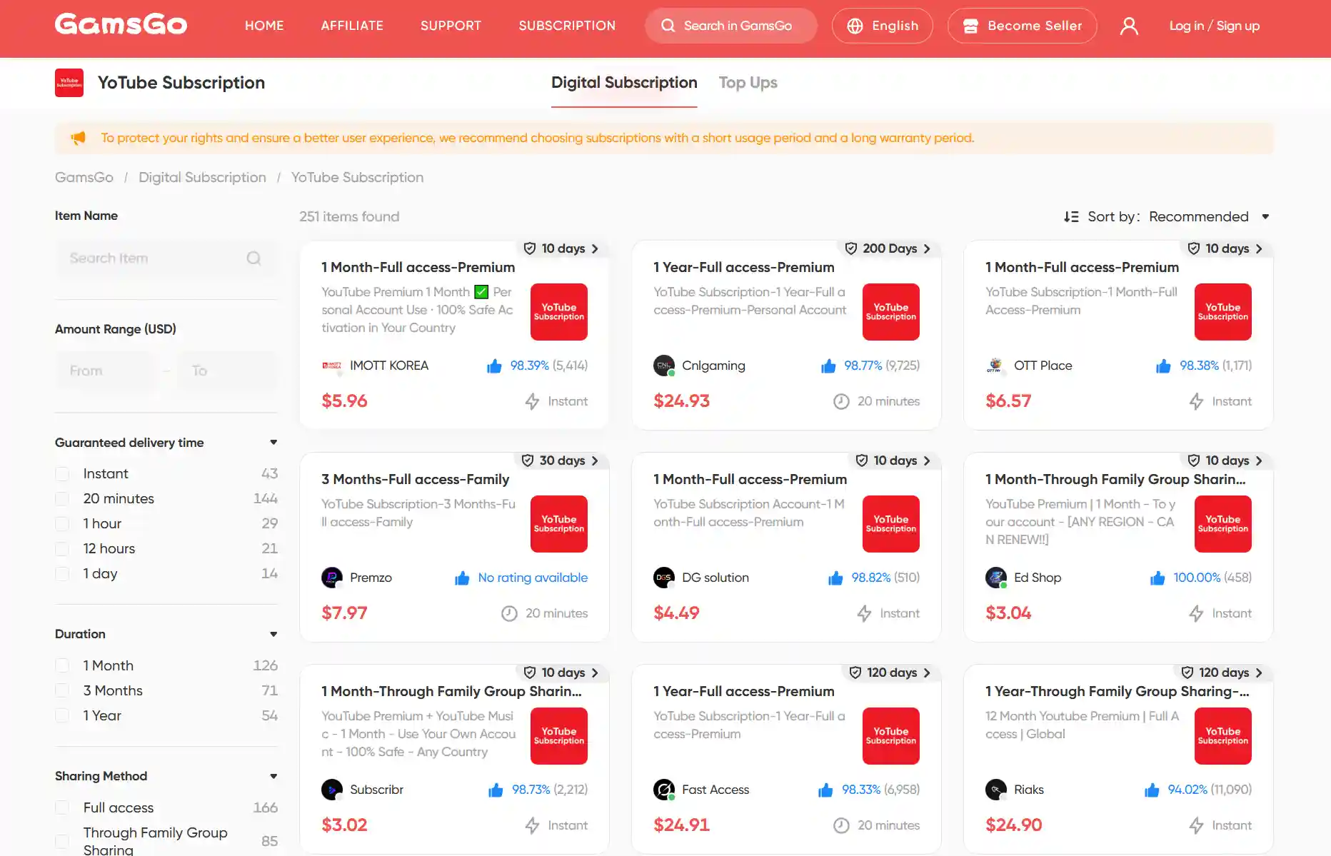 youtube premium code redeem