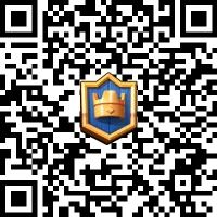 Código QR do Clash Royale