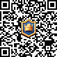 Código QR do Clash Royale