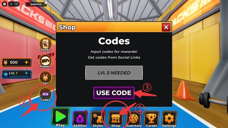 How to Redeem Codes in Volleyball Legends