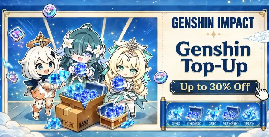Genshin Impact top up for Vodyanitsa