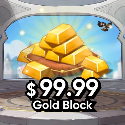 USD 99.99 골드 블록