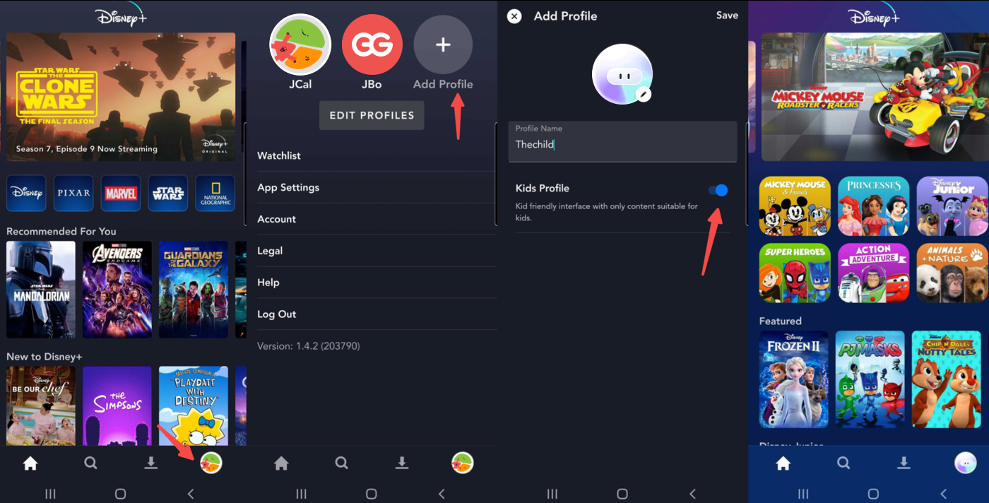 how to set up multiple user profiles