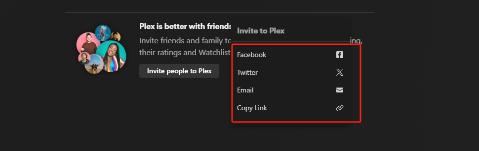 invite-friends-by-social-media-or-link-to-plex