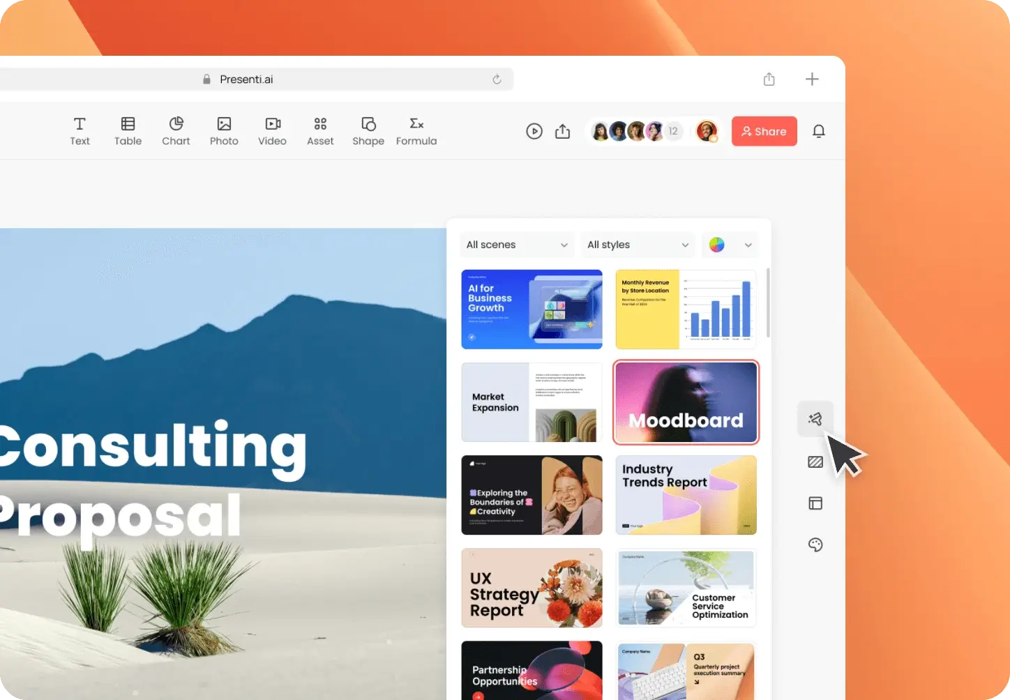 presenti subscription