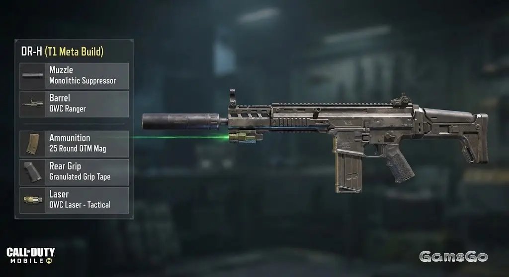 Best DR-H Loadout in COD Mobile
