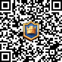 Código QR do Clash Royale
