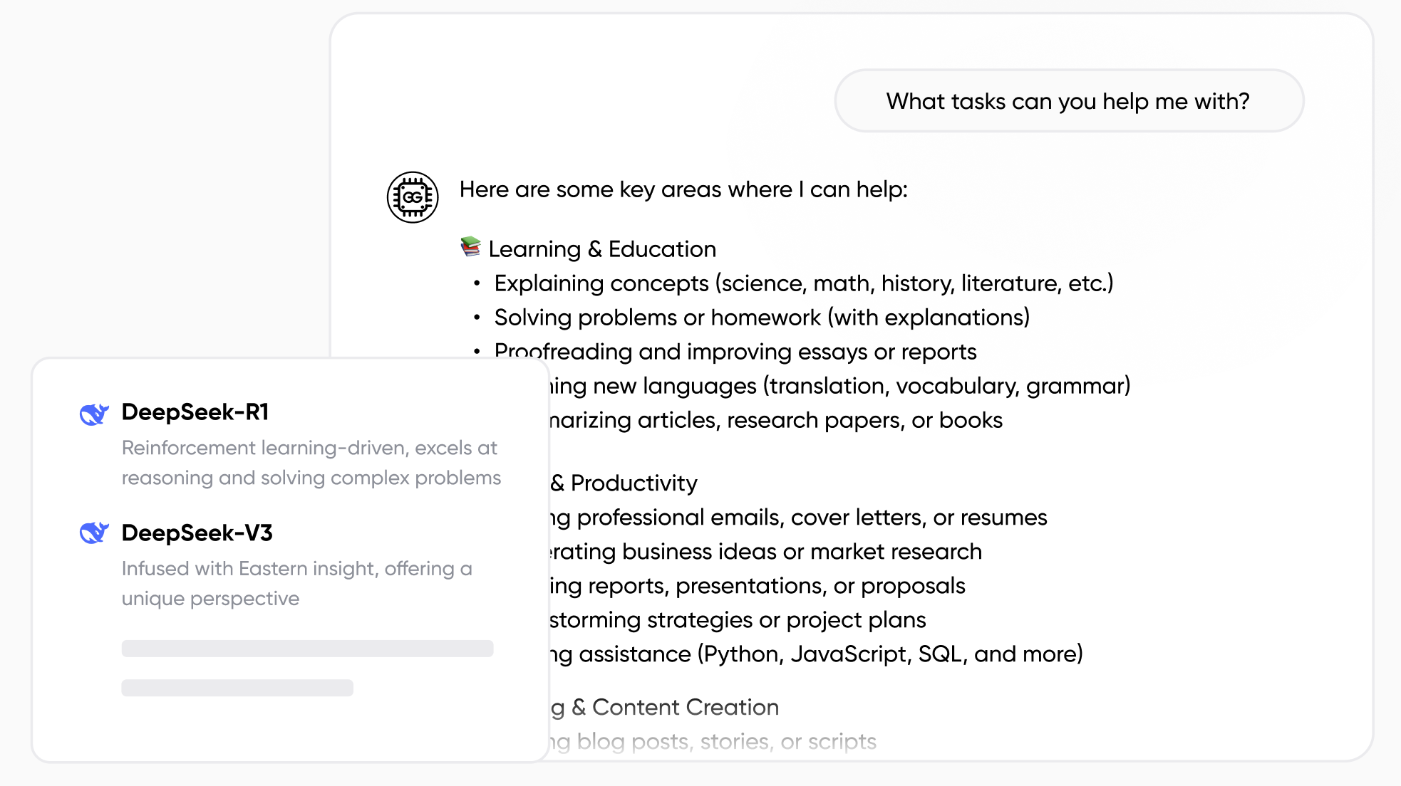 DeepSeek ai pro
