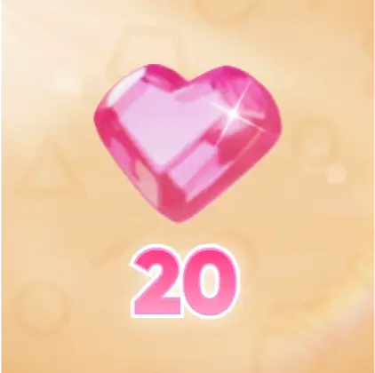 20 Heart Diamond