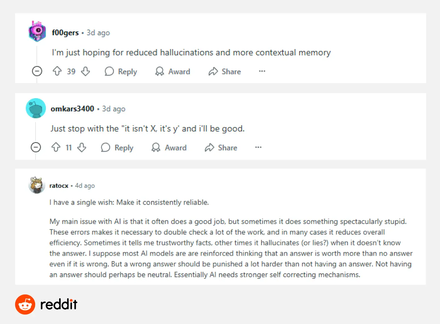 reddit comments about reducing hallucinations in gpt 5
