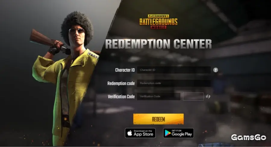 pubg codes official redemption page