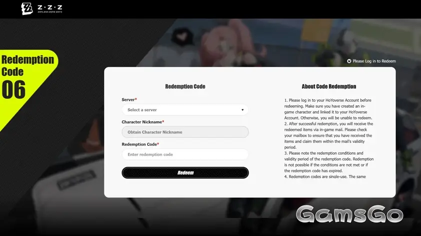 Redeem Zenless Zone Zero Codes