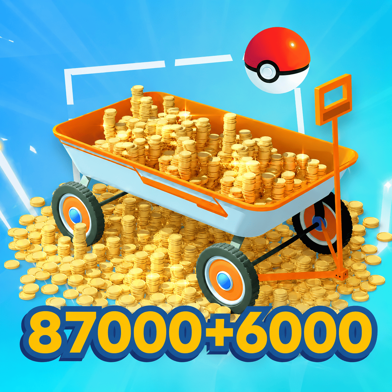 87000+6000 PokeCoins