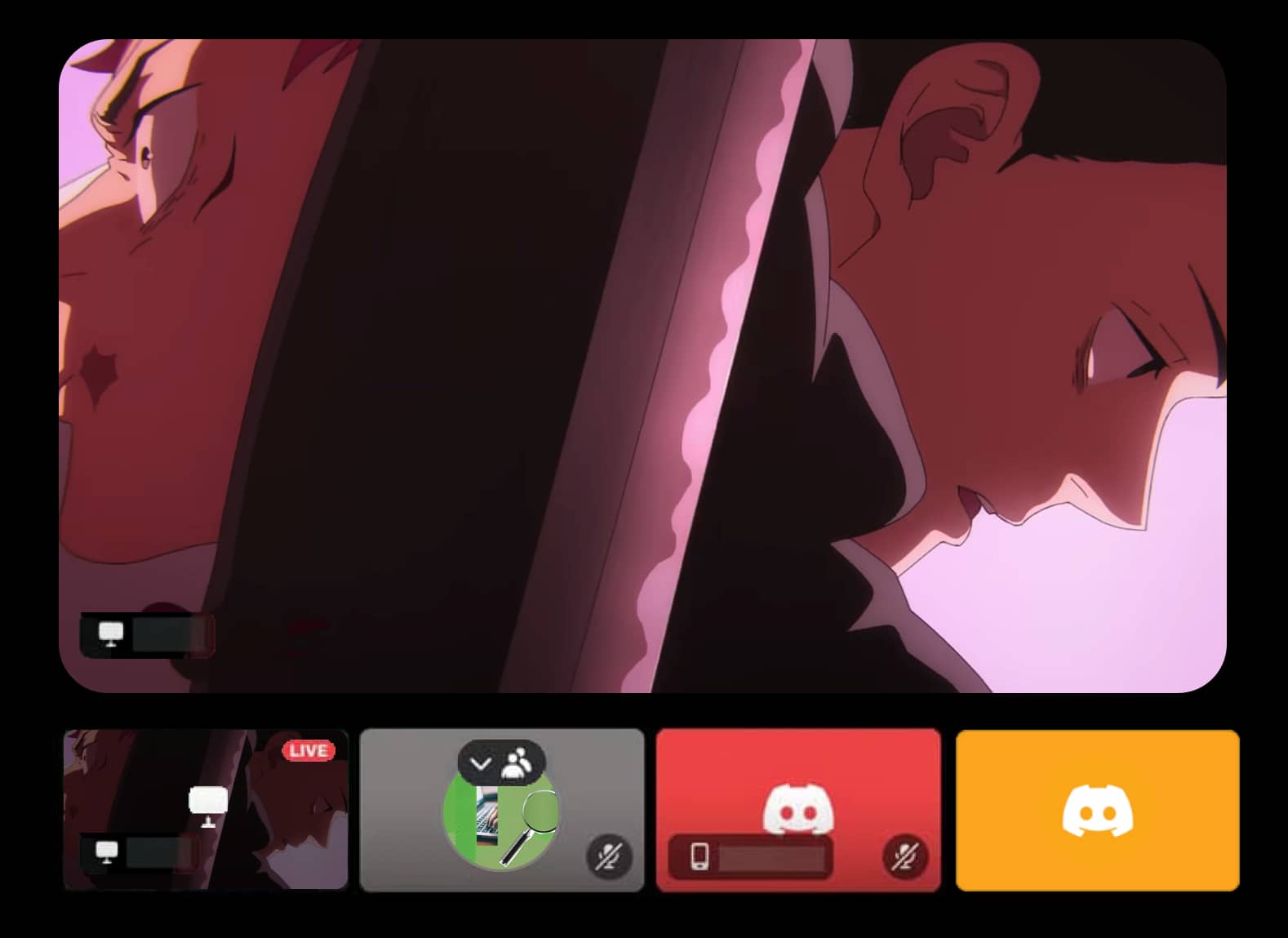 screen share discord crunchyroll